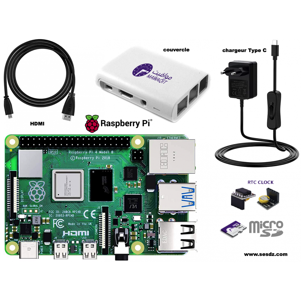 Solution Prayer times for mosques MAWAQIT Pre-installed on Raspberry PI 4